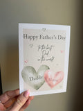 Personalised Father's Day card