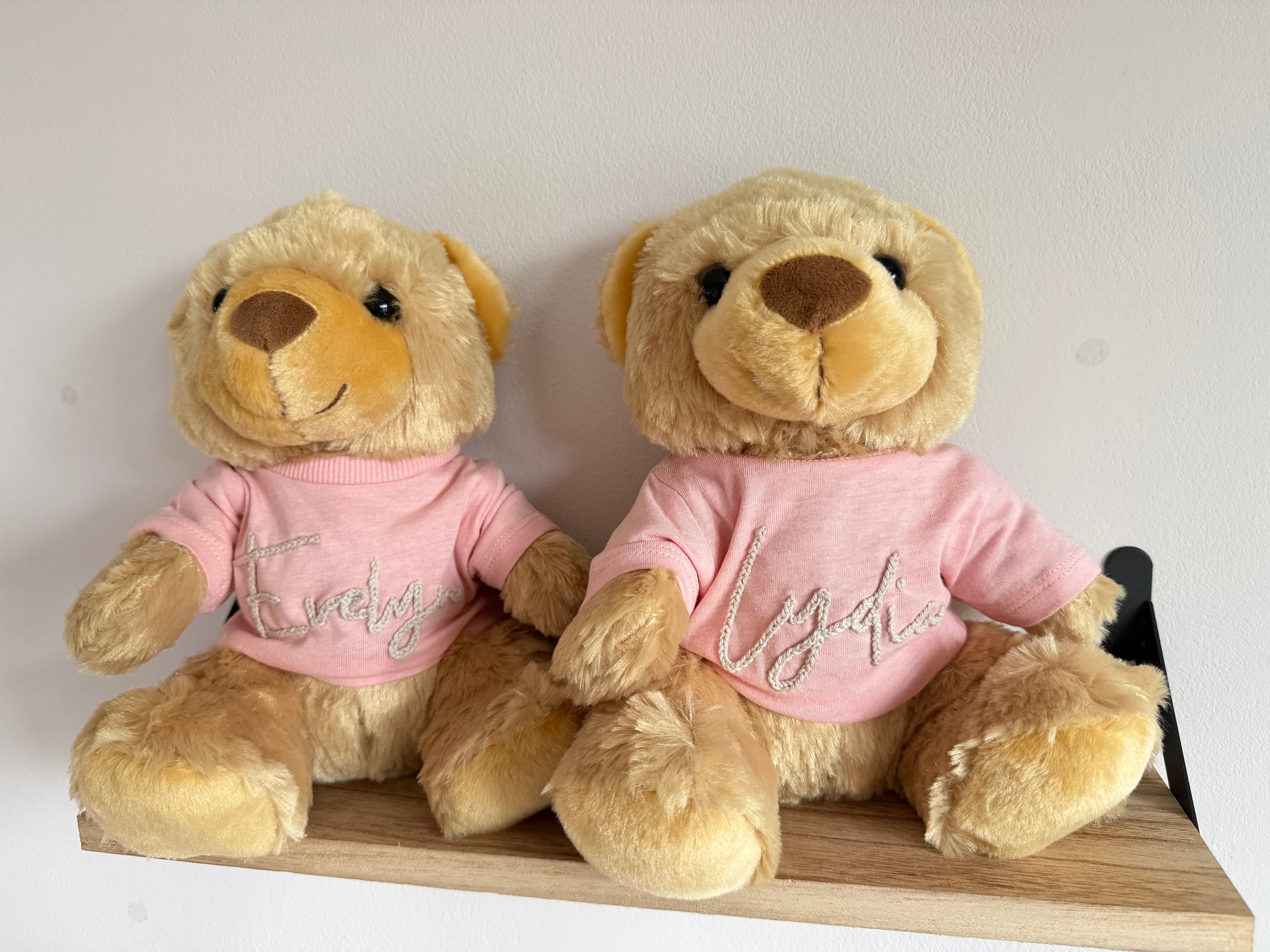 Boo Bear in a pink t-shirt