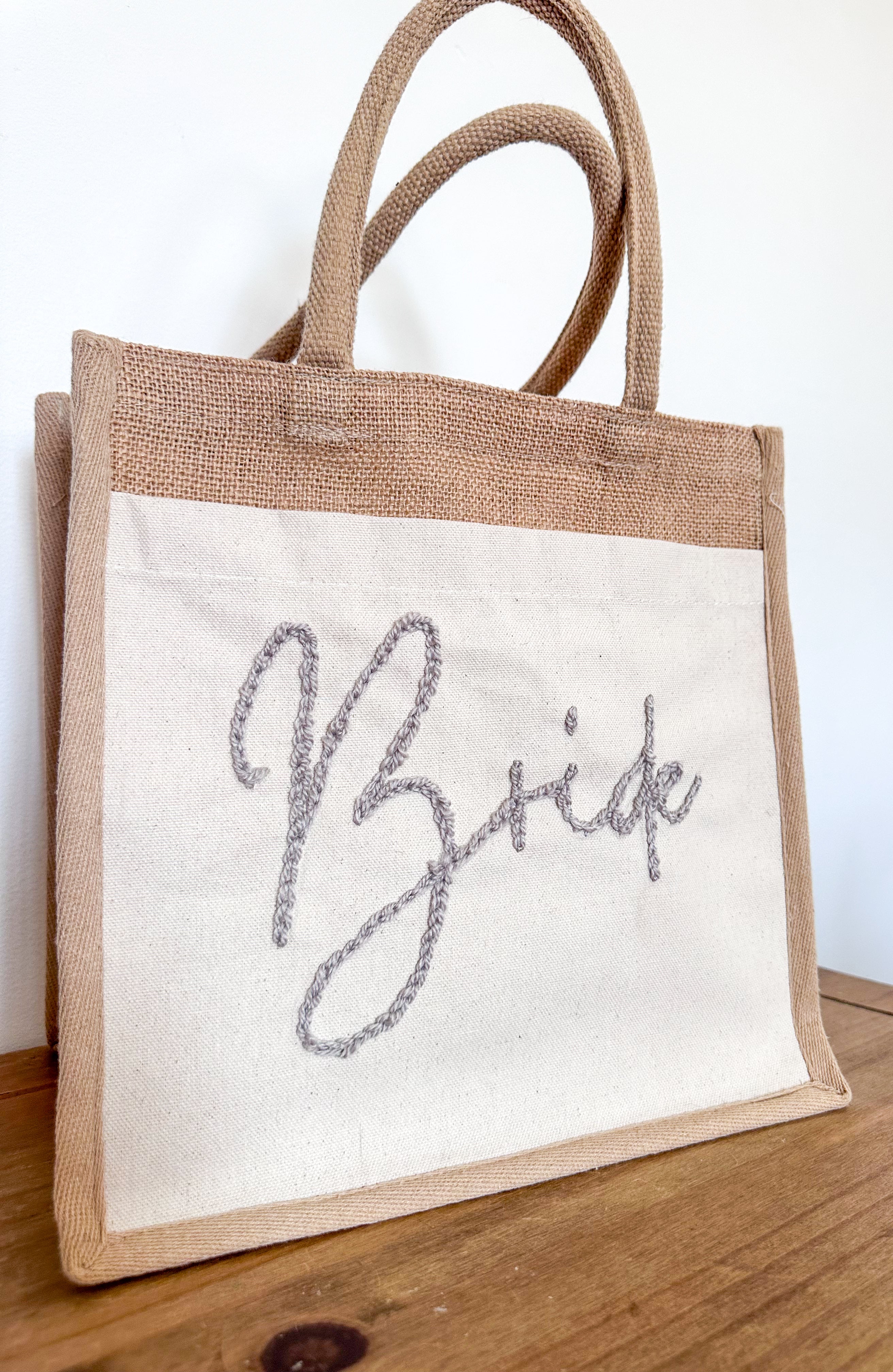 Personalised Hessian bag (large)