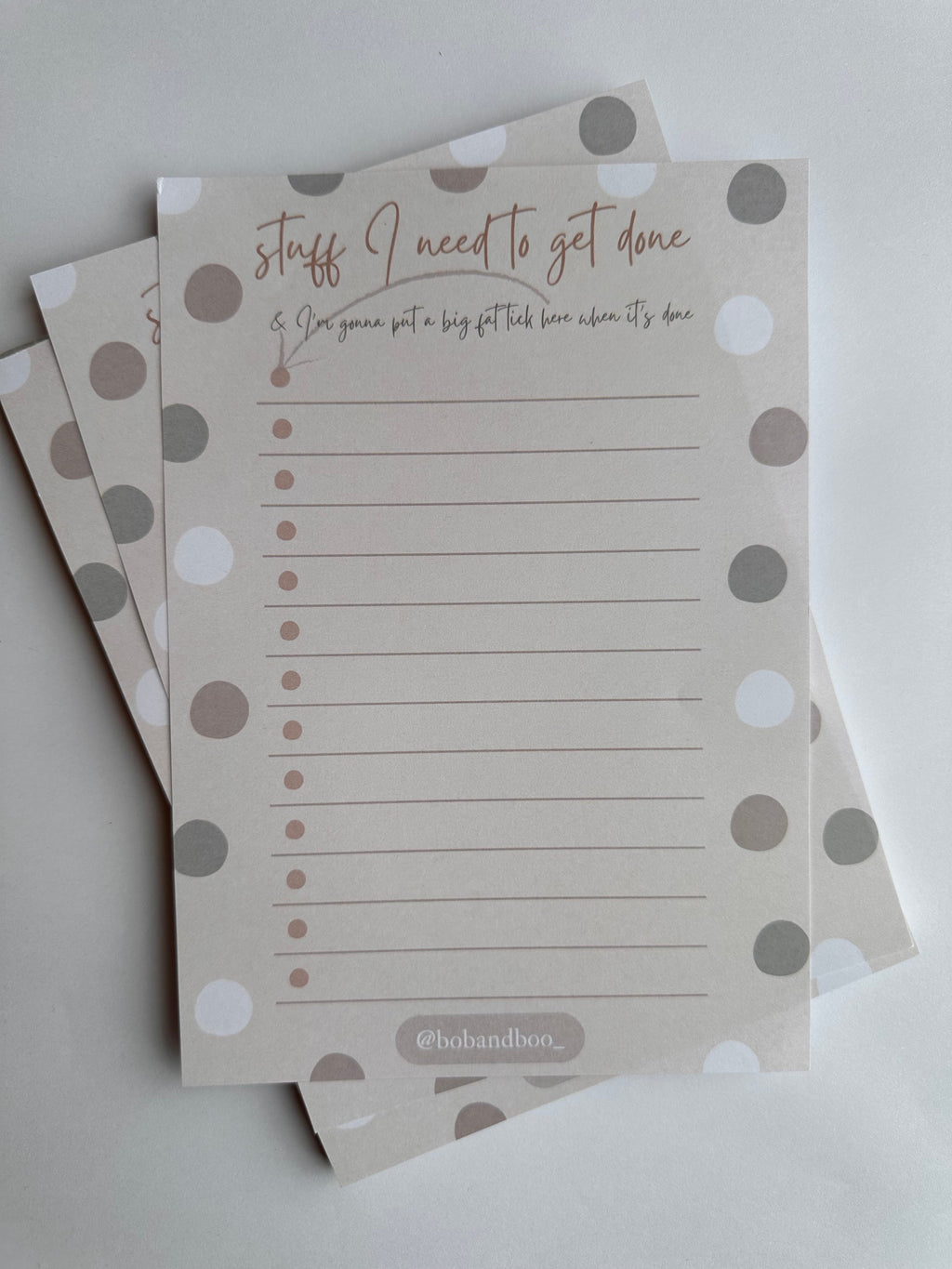 To Do list