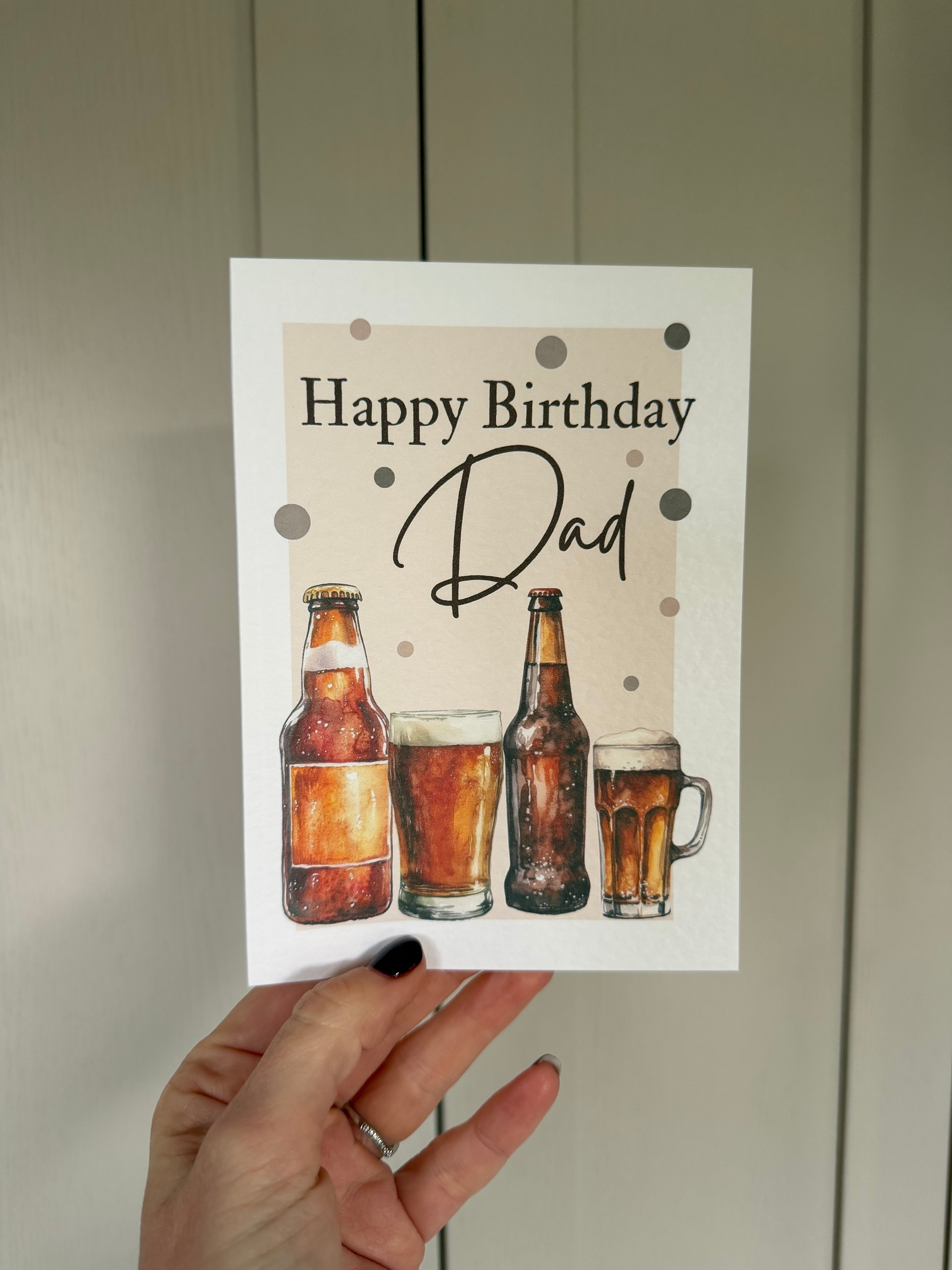 Happy Birthday Dad cheers card