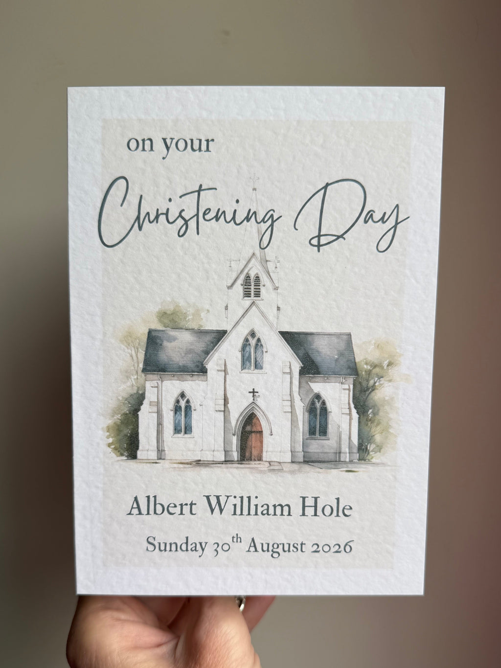 New Home personalised card