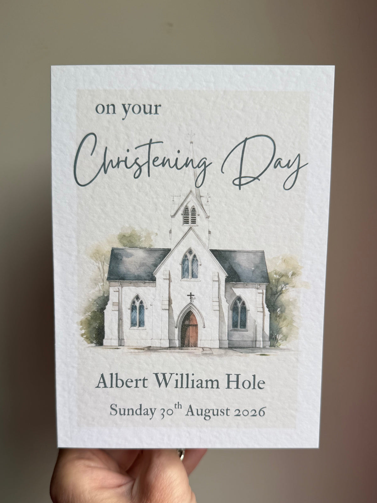 New Home personalised card