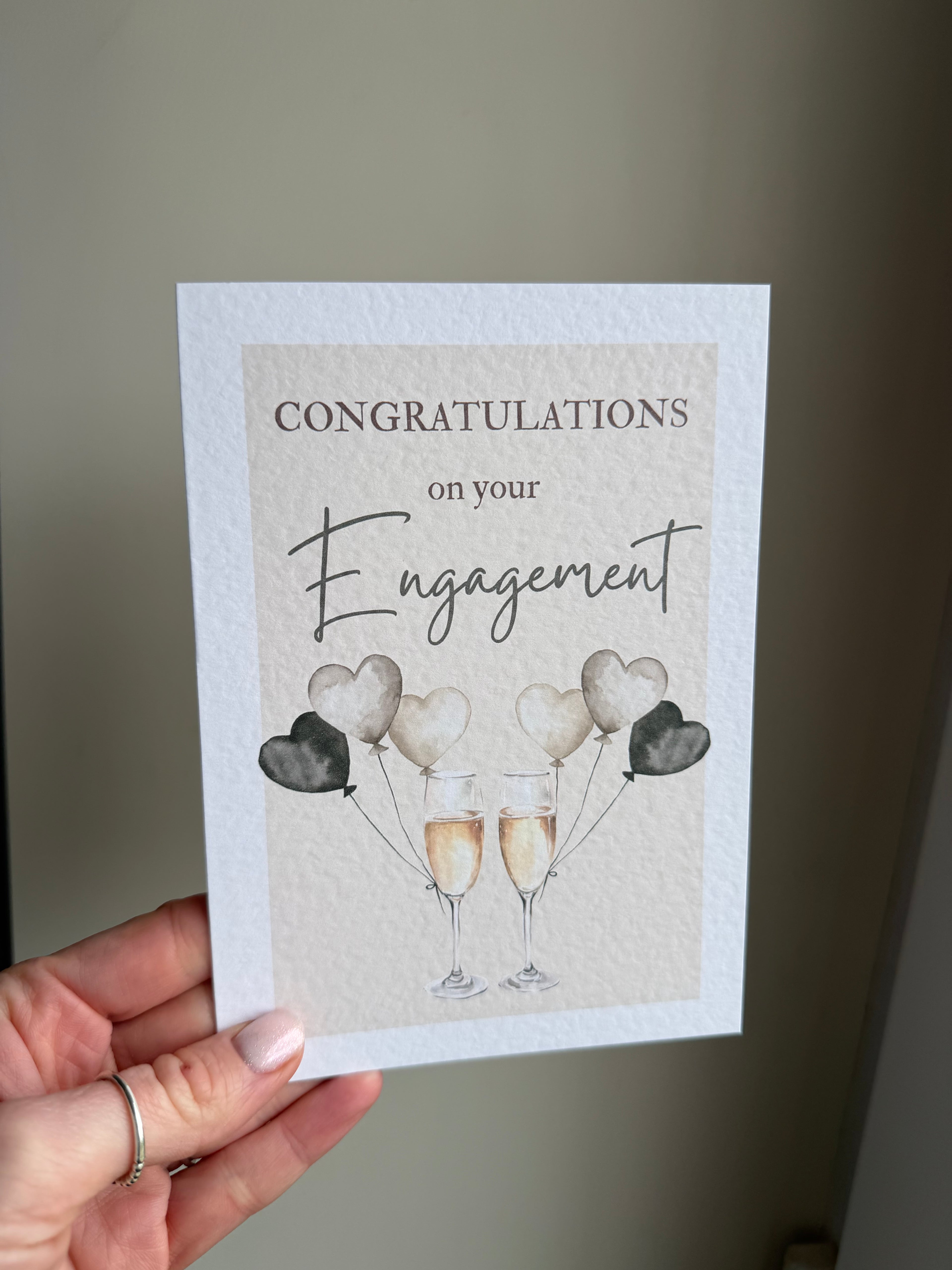 Engagement card