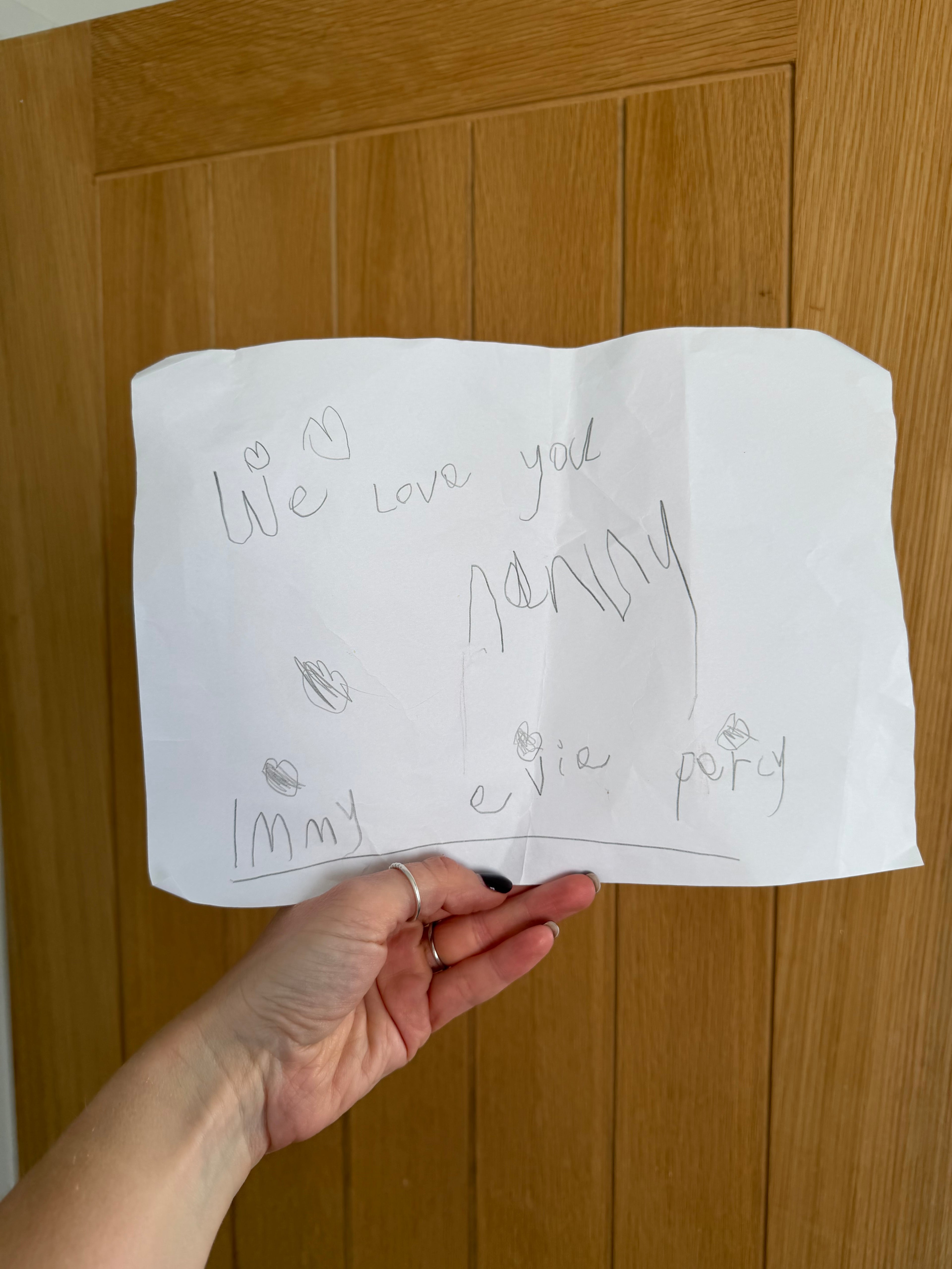 Personalised ‘your child’s handwriting’ cushion