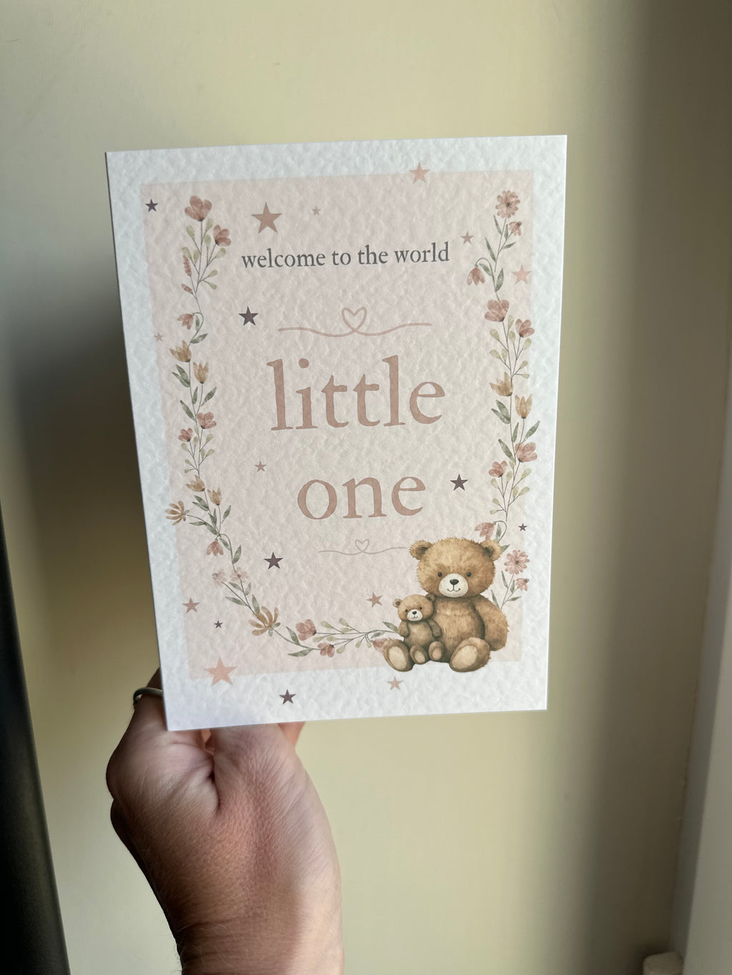 Welcome to the World Little One in pink