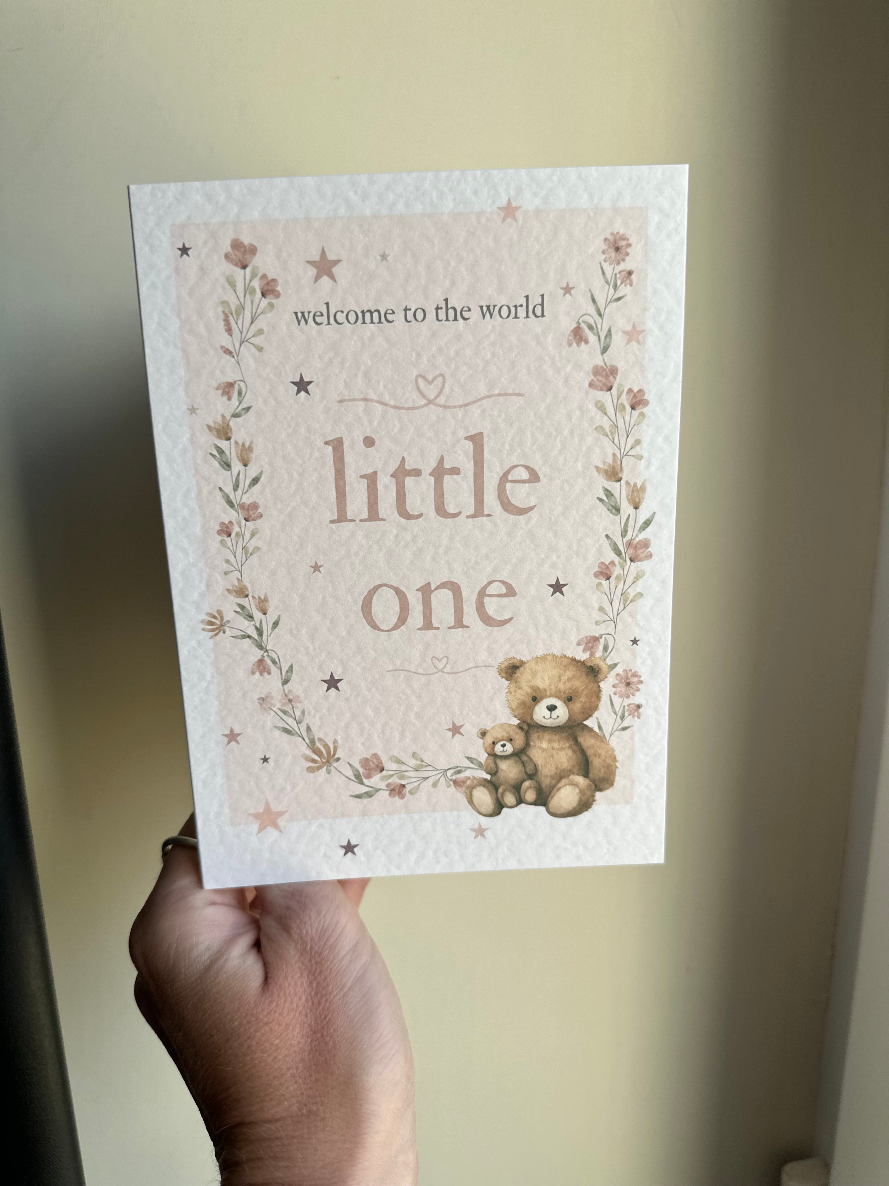 Welcome to the World Little One in pink