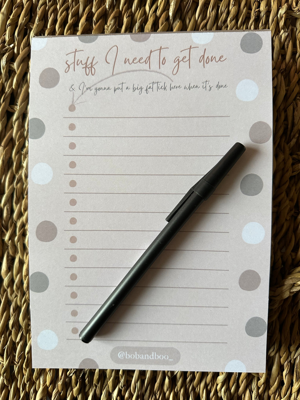 To Do list