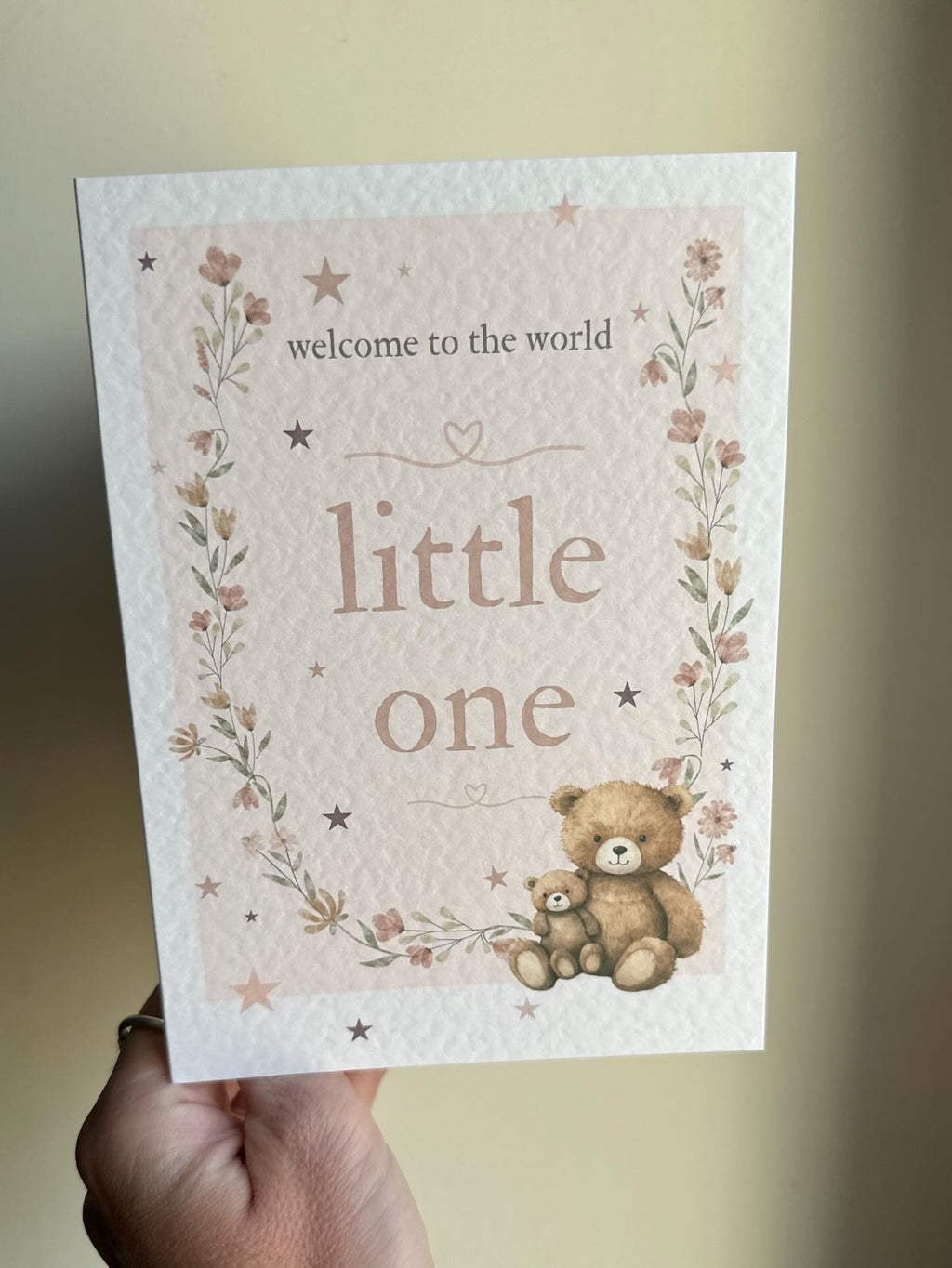 Welcome to the World Little One in pink