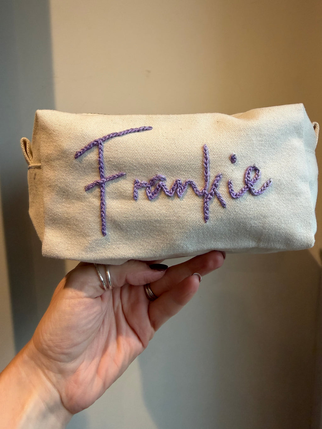 Personalised make-up bag