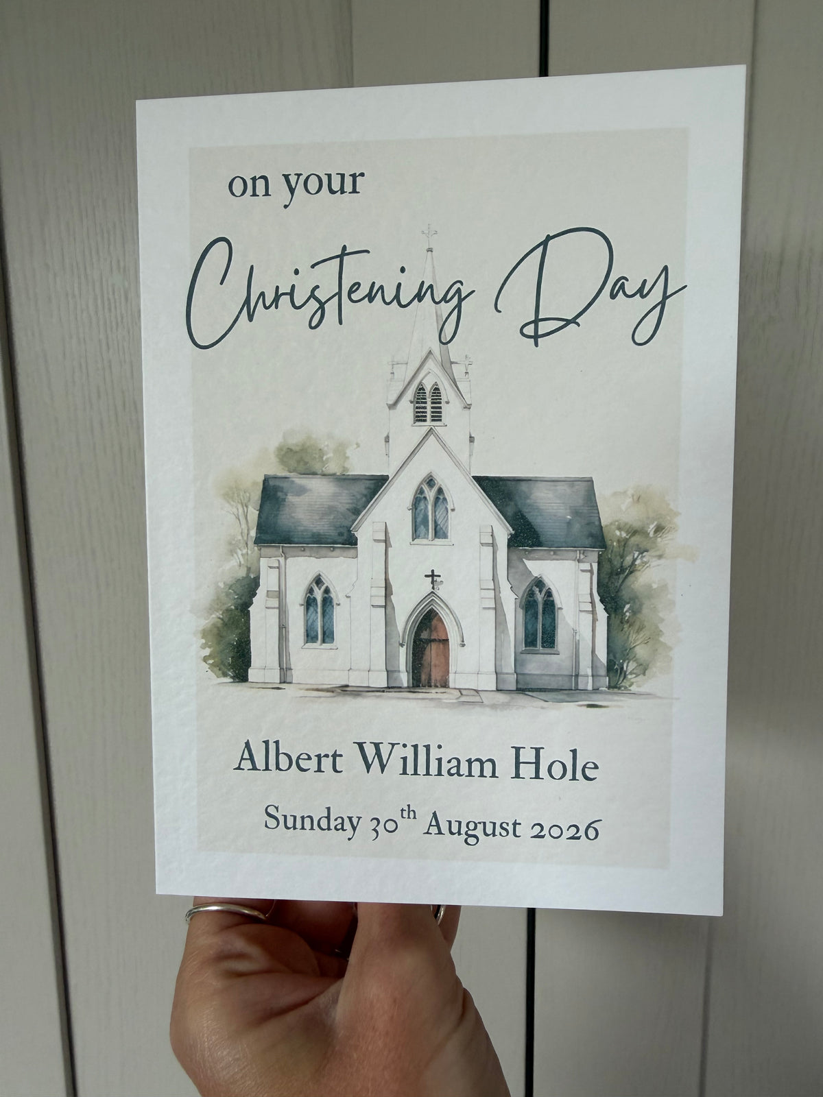 New Home personalised card
