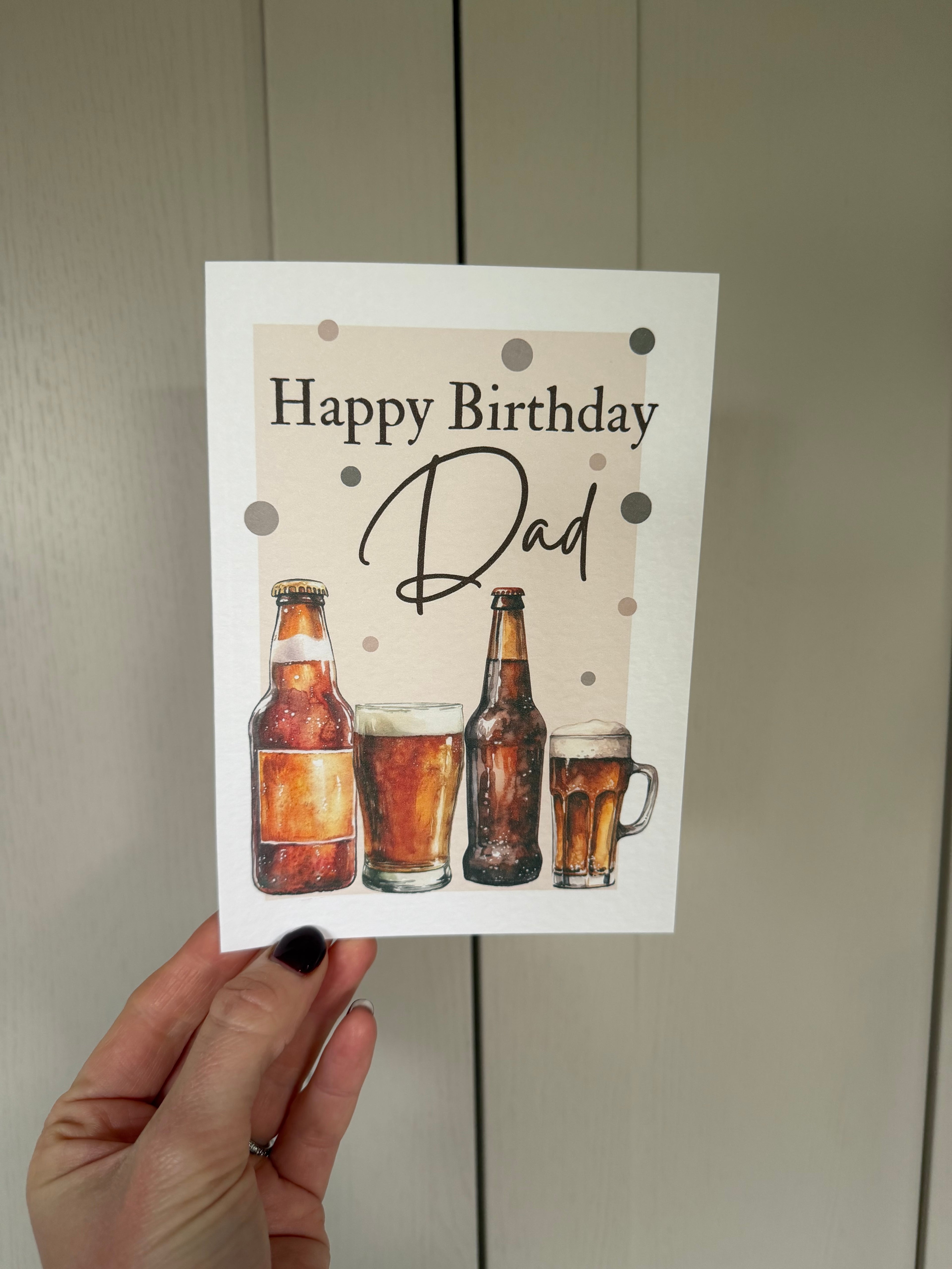 Happy Birthday Dad cheers card