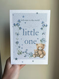 Welcome to the World Little One in blue